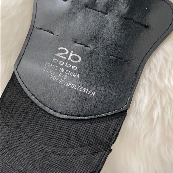 Bebe high waist 3 buckle belt - Picture 6 of 11